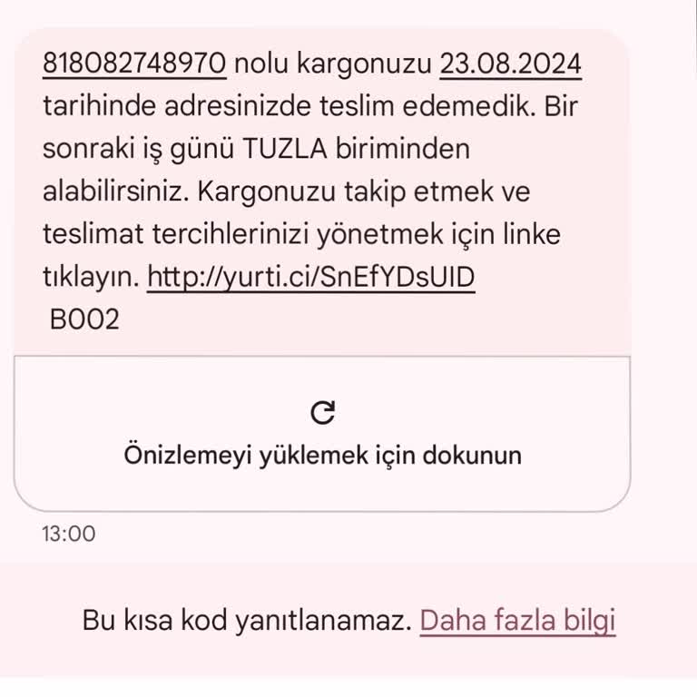 Yurtiçi Kargo Kargoya Teslim Edeceğiz Dediler Etmeden Tekrar Geri İade Edilmesi