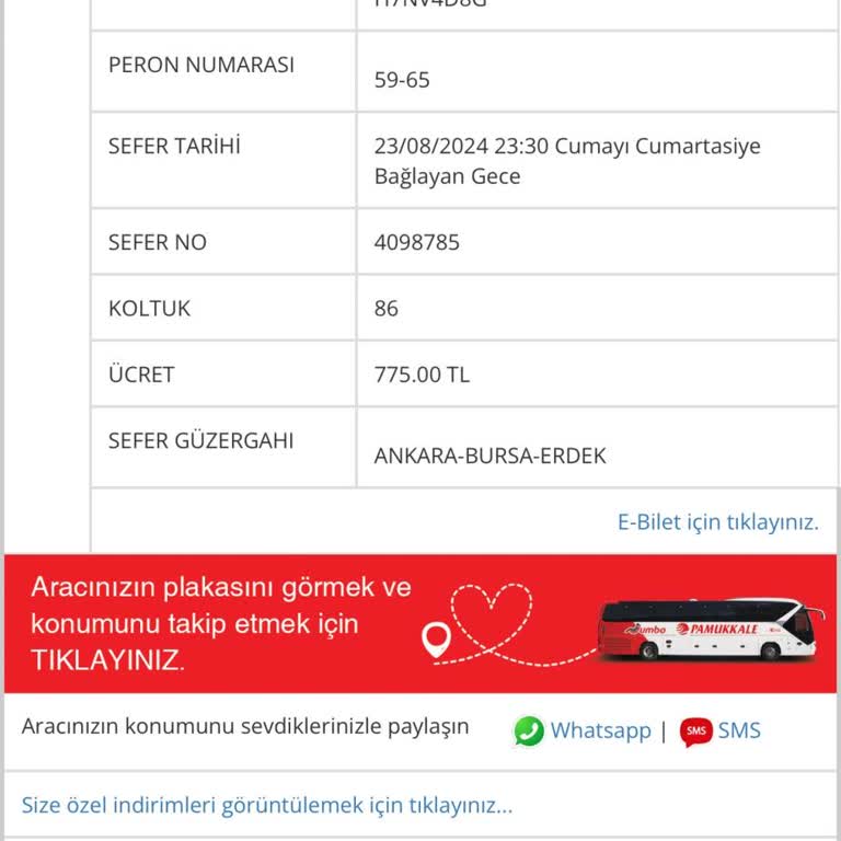 Pamukkale Turizm Pamukkale Firması Beni Mağdur Etti