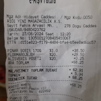 A101 Tarihi Geçmiş Ürün