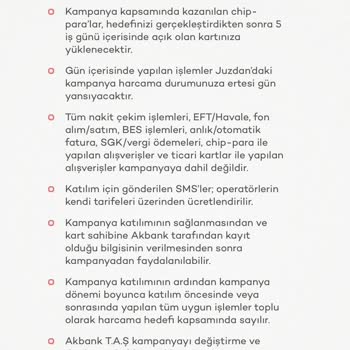 Akbank Chip Paramı Yatırmıyor