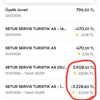 Setur Faiz Geri Ödemesi Yapmadı