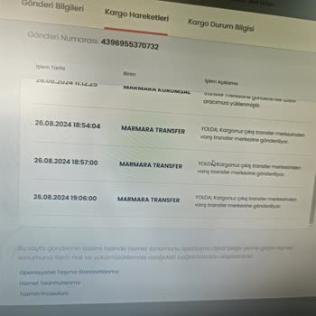 Aras Kargo Kargoyu Kaybetmesi Kargonun Nerede Olduğu Bilinmiyor