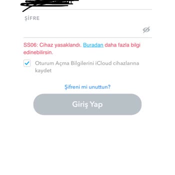 Yeni Aldığım Telefonda Snapchat Cihaz Yasaklandı Diyor