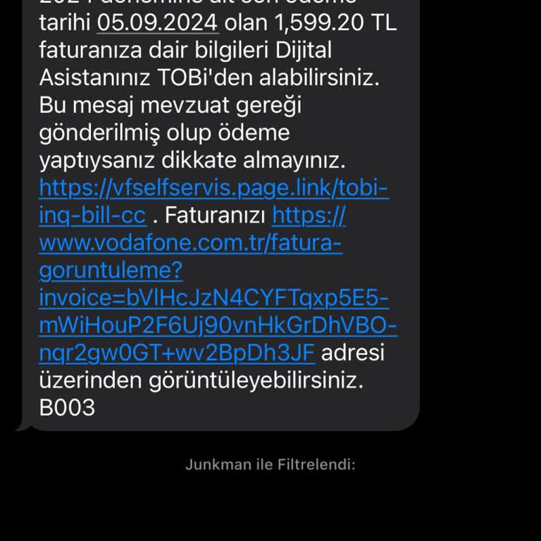 Vodafone'dan Haksız Cayma Bedeli ve Taahhüt Sorunu