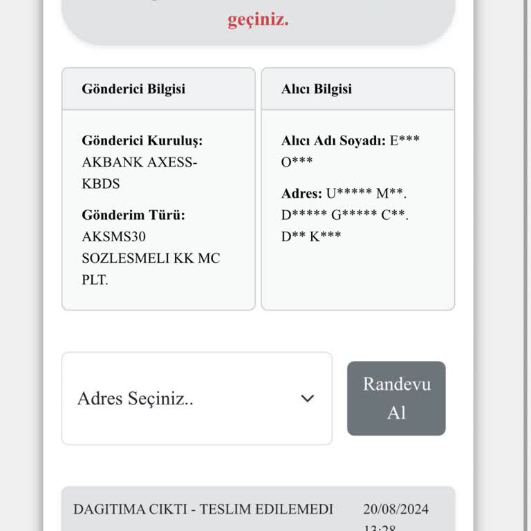 Kuryenet Kargomu Acentede Bekletiyor