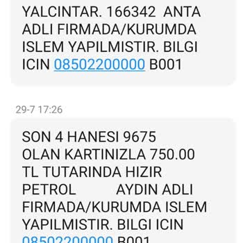 Ziraat Bankası SMS'e Göre Hak Ettiğim Bankkart Liramı Yüklemedi