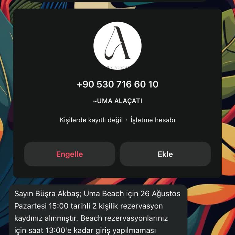 Uma Beach Çeşme Alaçatı Mekanı Hakkında Tarafsız Değerlendirme