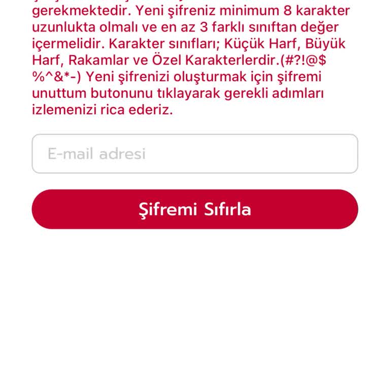 Rossmann Şifre Kabul Etmiyor Ne Yapmam Lazım