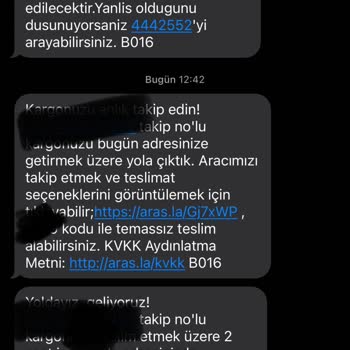 Erenköy Aras Kargo Şubesi Personel Şikayeti