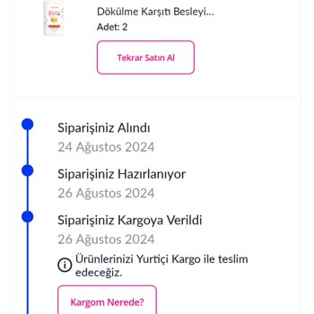 Pazarama Eksik Gelen Sipariş