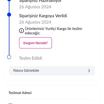 Pazarama Eksik Gelen Sipariş