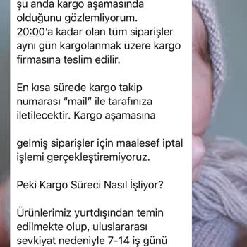 Termos Türkiye Sipariş İptali Ve Kargo Sorunu Yaşadım