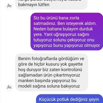 Hazirduvakdunyasi (İnstagram) Dikiş Hatalı Ürün Ve Faturasız Gönderim Mağduriyeti