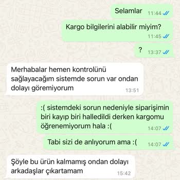 Tayt Vegas Stok Bitmiş Ürün Satıyor Ve Ücret İadesi Yapmıyor