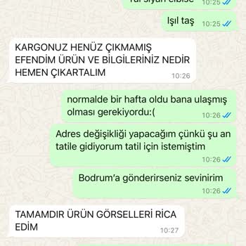 Tayt Vegas Stok Bitmiş Ürün Satıyor Ve Ücret İadesi Yapmıyor