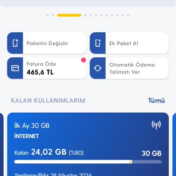 Turkcell Platinum Paketinde İnternet Kullanım Sorunu