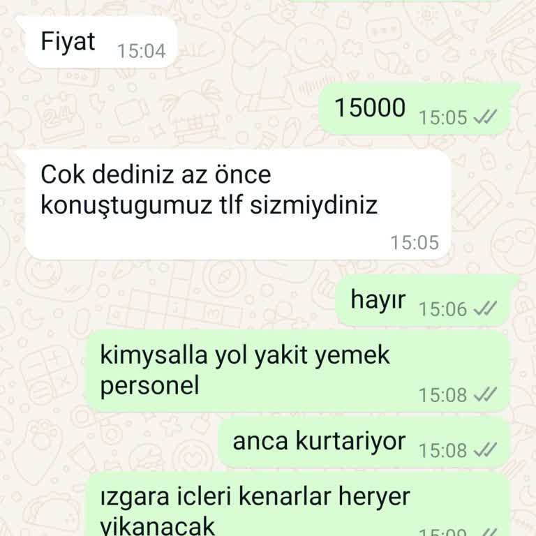 Armut Yapılmayan İşin Puanlaması