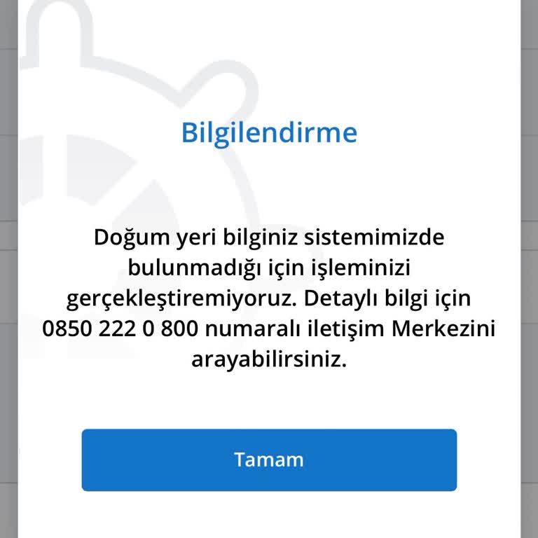 Denizbank Moneygram Doğum Yeri Sorunu