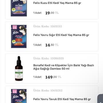 Gratis Online'ın Bozuk Kedi Vitaminleri Satması