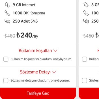 Vodafone'un Uçuk Fiyat Artışları ve Uygunsuz Teklifler