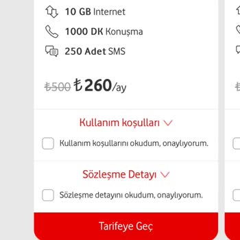 Vodafone'un Uçuk Fiyat Artışları ve Uygunsuz Teklifler