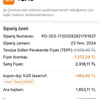 Temu Siparişim Hala Gümrükte