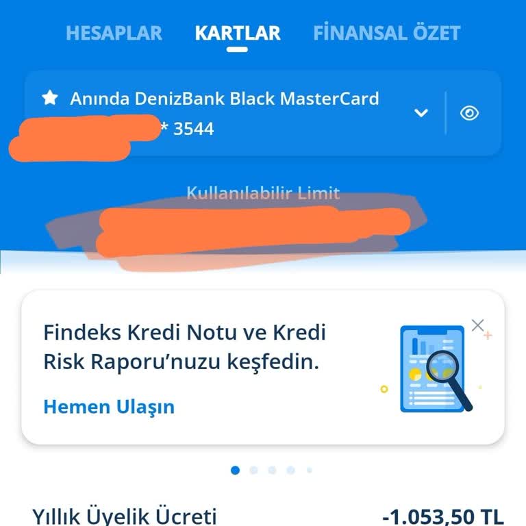 Denizbank Kredi Kartı Yıllık Üyelik Ücreti İade Talebi Hk,