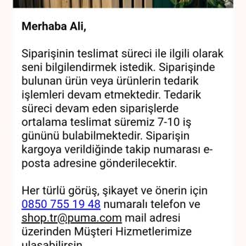Puma Tedarik Sorunu Ve Olmayan Ürünü Satması