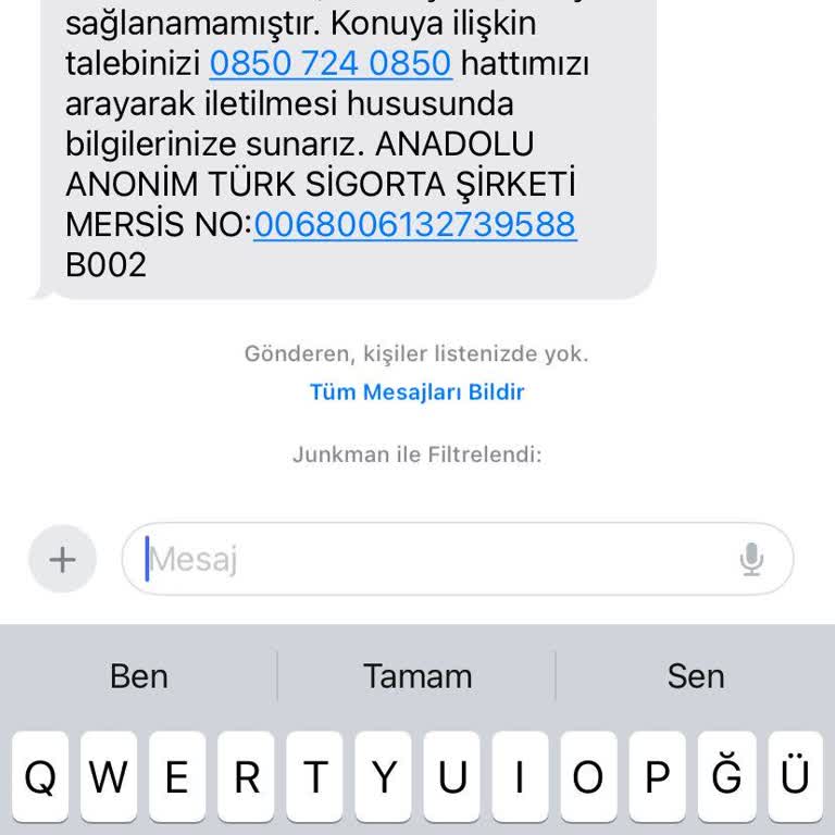 Anadolu Sigorta İle İletişim Sorunları Ve Hizmet Eksikliği!