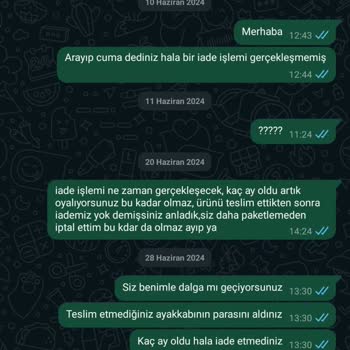 Awon Ayakkabı İade Sürecinde Yaşanan Zorluklar Ve İletişim Sorunları