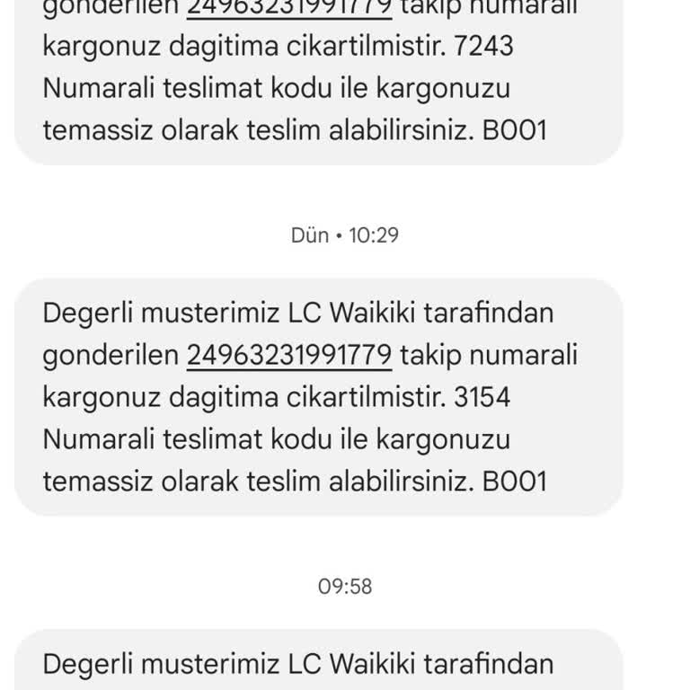 Kırıkkale Yahşihan Sürat Kargo Kargomu İade Etmiyor Teslim De Etmiyor