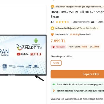 Onvo Televizyonunda Netflix Sorunu: Lisans Ücreti Ödenmemiş!