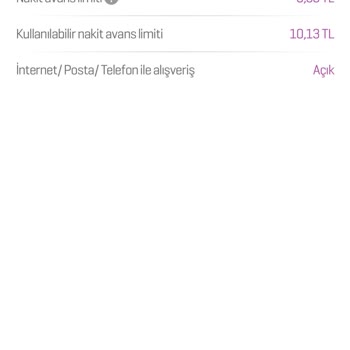 QNB Finansbank Kredi Kart Kısıtı