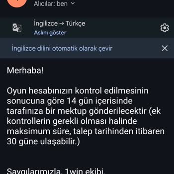 1win Çekim İşlemlerindeki Gecikmeler Müşteri Memnuniyetini Zedeliyor