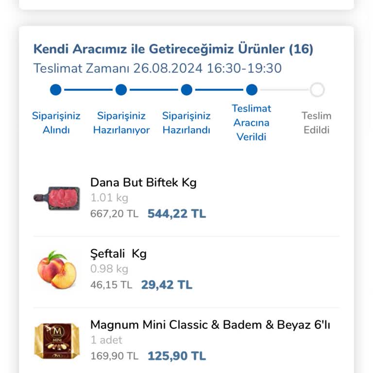 Carrefour SA Teslim Edilemeyen Sipariş