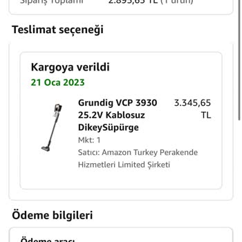 Grundig Kablosuz Süpürge Garanti Sorunu Ve Yüksek Servis Ücretleri