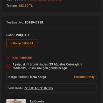 PUQQA Giyim Trendyol Ürün Satıcısının Saygısızlığı!