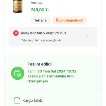 Bidoluvitamin.com Bidoluvitamin, İade Parası Ödememek İçin, İadeye Zarar Veriyor...