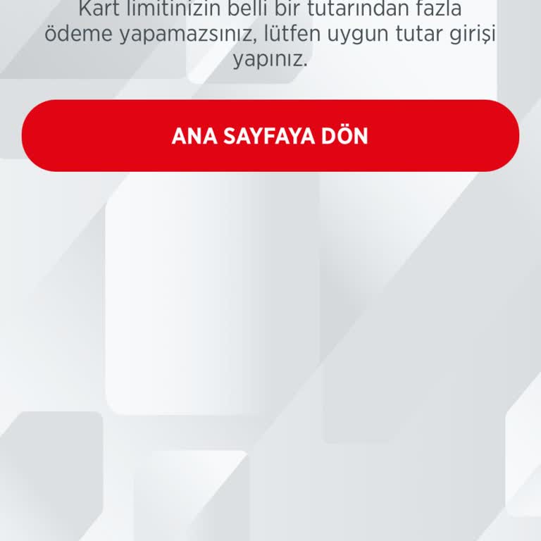 Ziraat Bankası Ziraat Genç Kart Borcu Ödeme Hatası