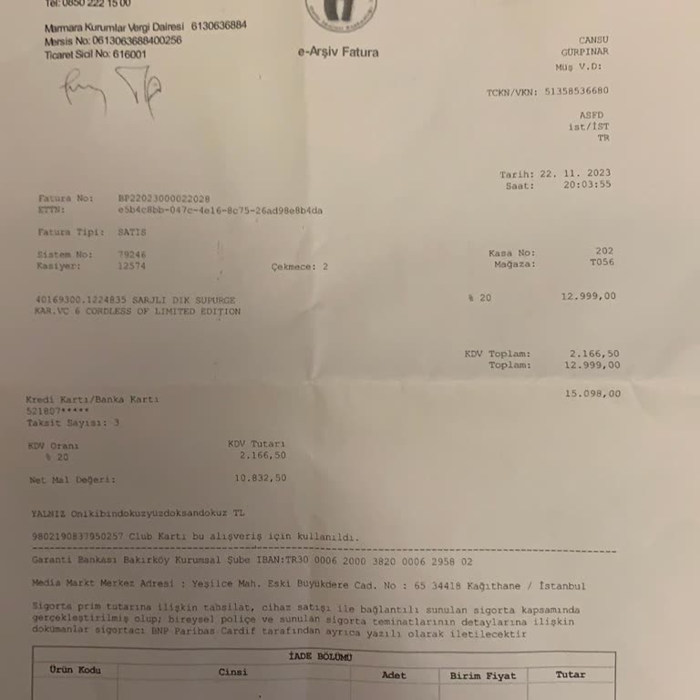 Media Markt Yanlış Ürün Israrı Ve Mağduriyet