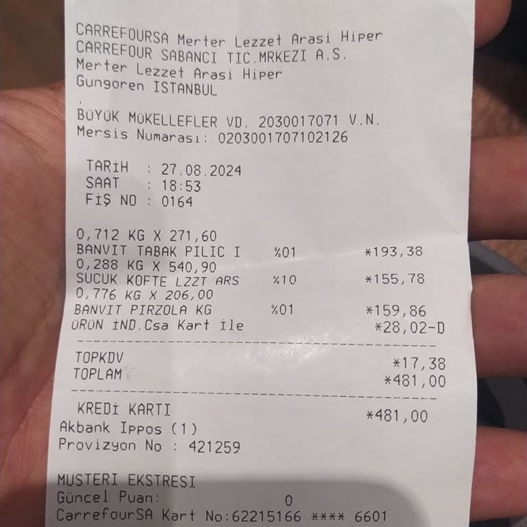 Carrefour SA KDV Tutarsızlığı Şüphelendiriyor