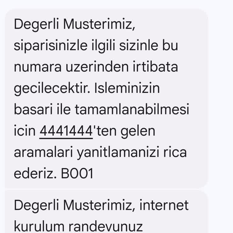 Türk Telekom Fiber Bağlantının Randevu Verilen Günde Yapılmaması