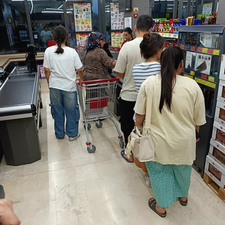 BİM'de Anlamsız Kasa Sırası