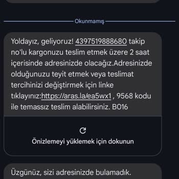 Aras Kargo İle Yaşadığım Sürekli Teslimat Sorunları