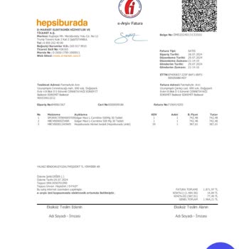 hepsiJET Hepsiburada.com İademi Asılsız Bir İddia İle Red Ediyor. Ödemiyor