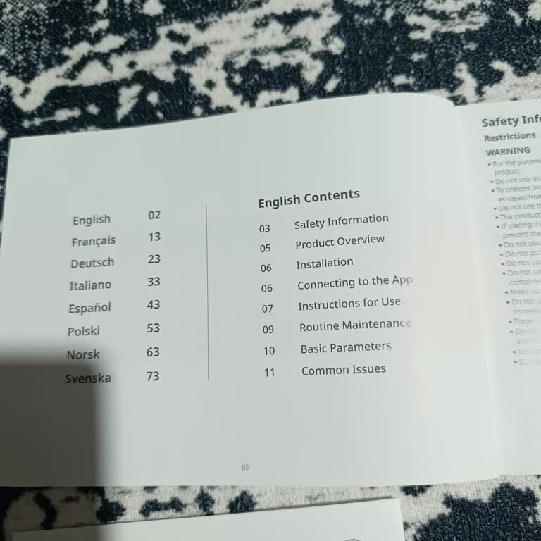 Roborock Kılavuzda Dil Desteği