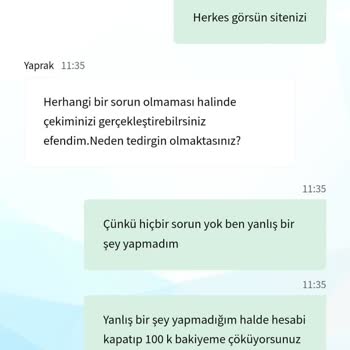 Betiste 5 K Yatırım Yaptım 100 K Ödemiyor!
