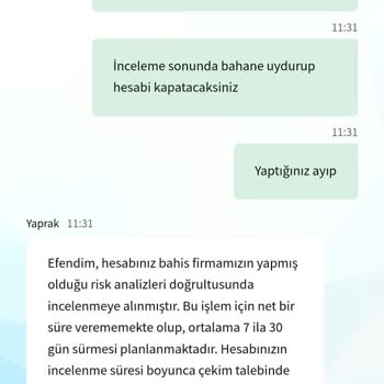 Betiste 5 K Yatırım Yaptım 100 K Ödemiyor!