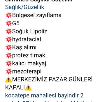 Slimmed Güzellik Merkezi Müşteri Memnuniyetsizliği Ve Hizmet Kalitesizliği