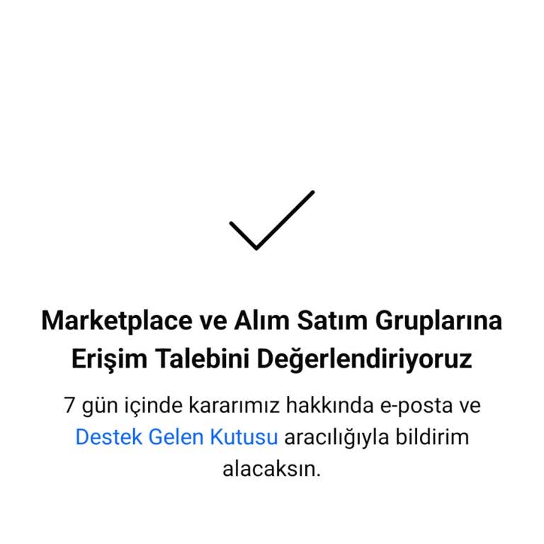 Facebook Marketplace Ürün Satış Engeli